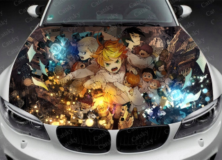 Sľúbené nálepky na masku na anime neverland