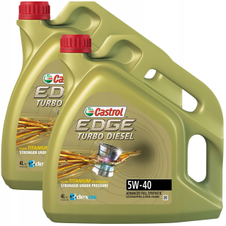 Castrol Edge 5W-40 PC Turbo Diesel 4L + 4L Oil