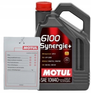 Motul Synergie Oil+ 6100 10W40 5L