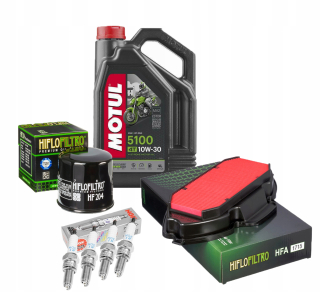 Motul 10W30 Oil Honda NC 750 XD SD Filtre sviečky