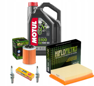 Motul 15W50 Oil Aprilia RSV 1000 04-09 NGK Filtre