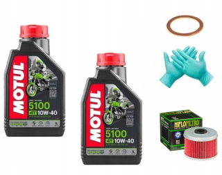 Motul 5100 2L olej + Honda XL 125 V Varadero Filter
