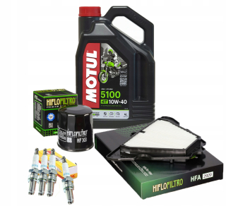 Motul 5100 Kawasaki Oil s 1000 14-16 Sviečkovými filtrom