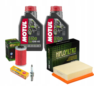 Motul 5100 KTM Duke 125 200 NGK Sviečky filtrov