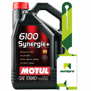 Motul 6100 Synergie plus 10W40 5L +zadarmo