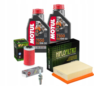 Motul 7100 15W50 KTM RC 125 390 Filtre sviečok