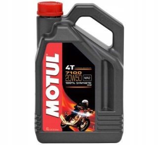 Motul 7100 Ester 20W50 4L Jaso Oil: MA2 4T V-Twin