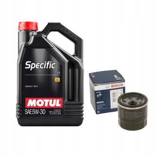 Olej Motul RN17 5W30 Filter NISSAN X-TRAIL 1.6 DIG