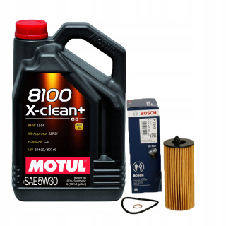 Motul X-Clean Oil+ 5W30 BMW 1 114D F20 F21 Filter
