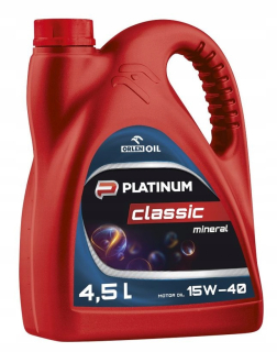 Platinum Orlen Classic Mineral Oil 15W-40 4.5L