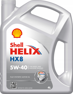 Shell Helix HX8 5W-40 (4L) olej