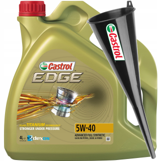Castrol Edge 5W-40 PC 4L + lievik