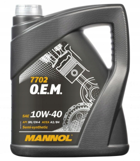Mannol 7702 Opel 10W40 5L motorový olej