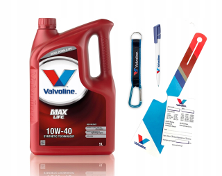 Valvoline MaxLife 5L 10W40 motorový olej+Freebies!