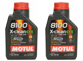Syntetický olej Motul 8100 X Clean EFE 5W30 2L