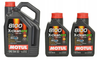 Syntetický olej Motul 8100 X Clean EFE 5W30 7L