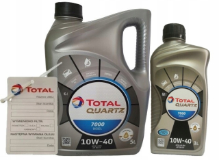 Celkom nafty Quartz 7000 nafta 6 L 10W40 Diesel + zadarmo