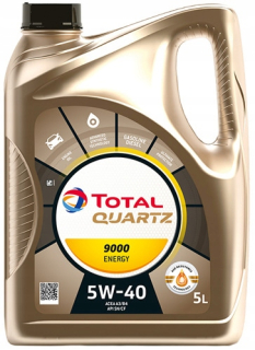 Celkový kremeň 9000 energetického oleja 5W/40 5L