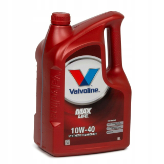 Valvoline Maxlife 10W40 Oil A3/B4 5L benzínu