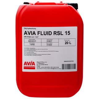 Hydraulický olej avia tekutina RSL 15 20L