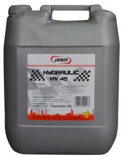Hydraulický HV 46 20L hydraulický olej Jasol
