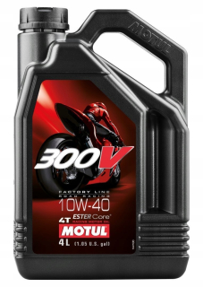 Motul 300V 4L10W40 4T továrenský motocyklový olej