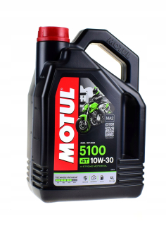 Polosyntetický olej 4T Motul 5100 10w30 4 litre