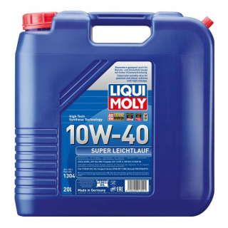 Motorový olej. 10W-40 20 l Leichtlauf Super Liqui Moly