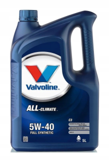 Všetky klimatické nafty C3 5 L 5W-40 motorový olej