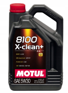Motul X-Clean+ 5W30 5L motorový olej