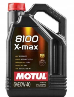 Motul 8100 X-Max Motor Oil 4 L 0W-40