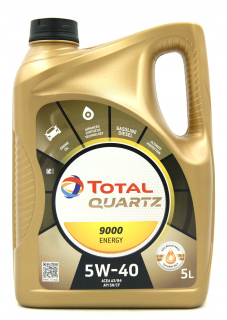 Syntetický olej celkového kremeňa 9000 Energy 5L 5W-40
