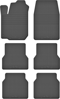 Gumové rohože do auta - Audi vyhradené koberce Velor Set + LP