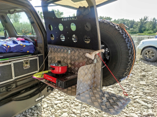 Organizátor kufrových dverí Patrol y61 panel FV GU4