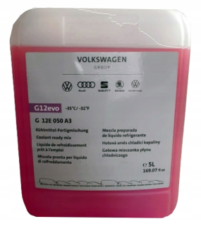 Originálna ASO VAG G12 5L Chladiaca tekutina.
