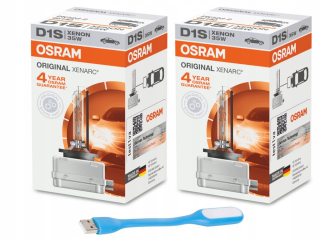 Žiarovky - OSRAM D1S 4300K BADZNIK XENON ORIGINÁL +USB LAMP