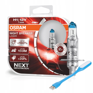 Žiarovky - OSRAM H1 Night Breaker Laser +150% NEXT GENERÁCIA