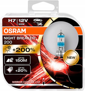Žiarovky - OSRAM H7 Night Breaker laser +200% nový
