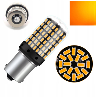Žiarovky - P21W 144 LED Orange SMD 4014 BA15S CANBUS