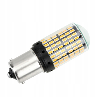 Žiarovky - P21W LED 144 4014 BA15S 1156 CANBUS ORANGE