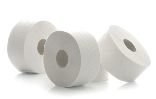 Jumbo toaletný papier celulóza pre podávač 12 ks