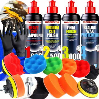 Menzerna poľská pasta x3 + sw + podložky