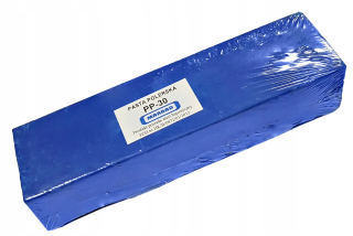 Modrá poľská pasta pre oceľ 1,0 kg Inox PP-30