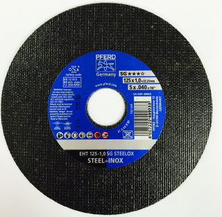 Rezný kotúč - Pferd oceľový rezací disk 125x1.0 a sg -elastické