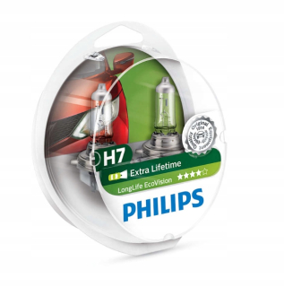 Žiarovky - Philips Ecovision H7 Longlife 12V 55W Duo 2 ks.