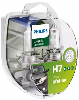 Žiarovky - Philips Ecovision H7 Longlife 12v 55W duo
