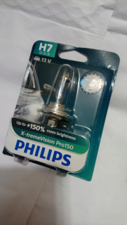 Žiarovky - Philips H7 X-Treme Vision +150% 1 ks.