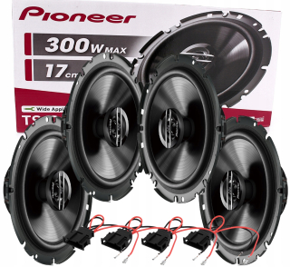 Pioneer Two -Way Reproduktory VW Passat B5 predný zadný zadok