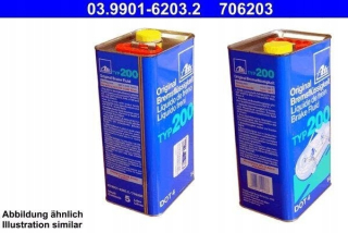 DOT4 5L TYP 200 / ABS / ESP BRZDE Kvapalina