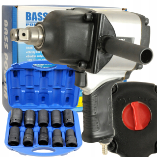 Rázový uťahovák - Pneumatický dopadový kľúč 2100nm 3/4 '' + čiapky